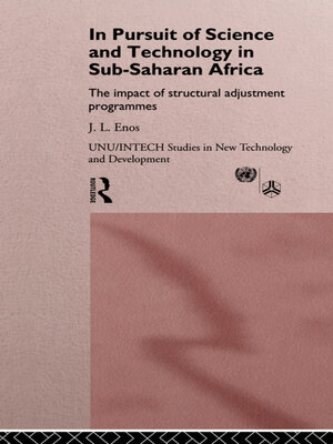 cover image of In Pursuit of Science and Technology in Sub-Saharan Africa